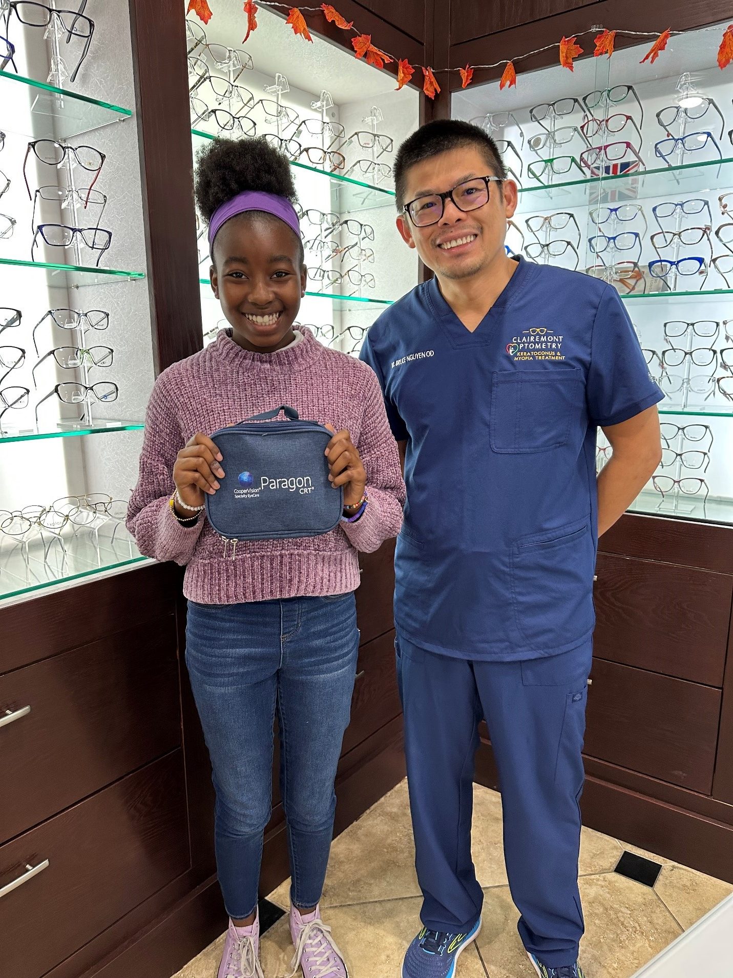 FDA-approved overnight orthokeratology (Ortho-K) lenses by Paragon, used to safely reshape the cornea and reduce myopia.